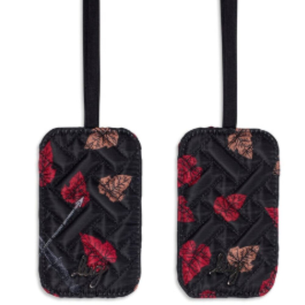 LUG   Baggage Claim Luggage Tag 2pc Set - Dagger Rose
